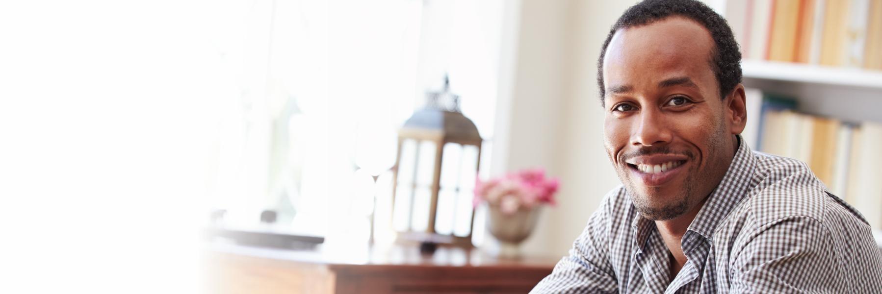 Adult man smiling | Emergency Dentist Springfield IL