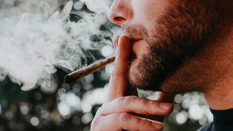 smoking tobacco