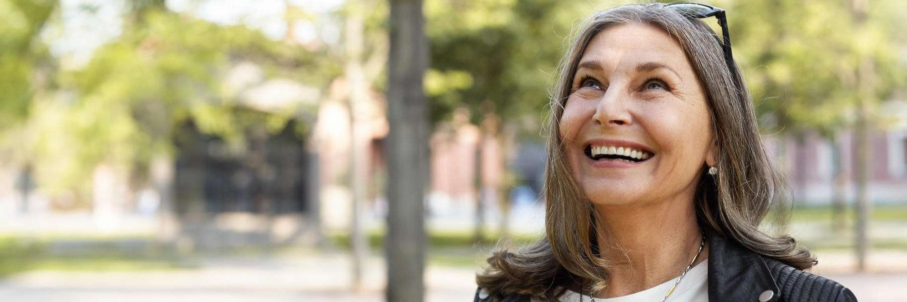 Man outside at Washington Park in Springfield IL